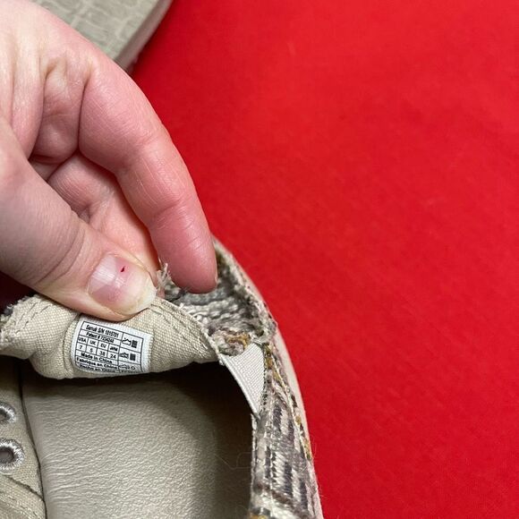 Sanuk Donna Blanket Burgundy Bayridge Multi Tribal Women’s Slip On Loafers Sz 7 - Picture 5 of 6